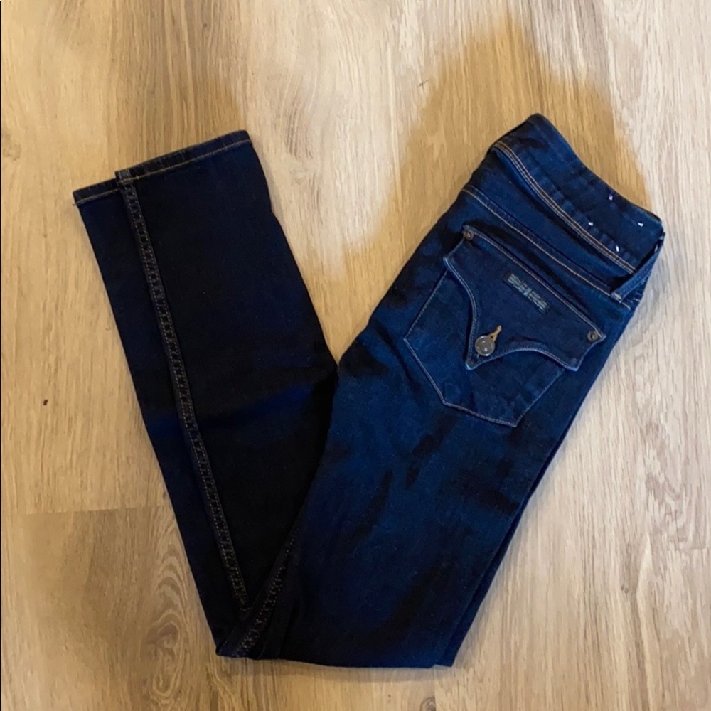 Hudson dark wash skinny jean